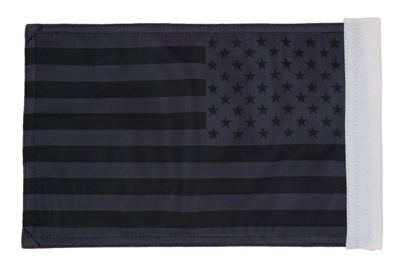 Hot Rides Durable Sleeve Boat Car Motorcycle Flag For Car and Boat USA Black 6 x 9 Inch - Image 2